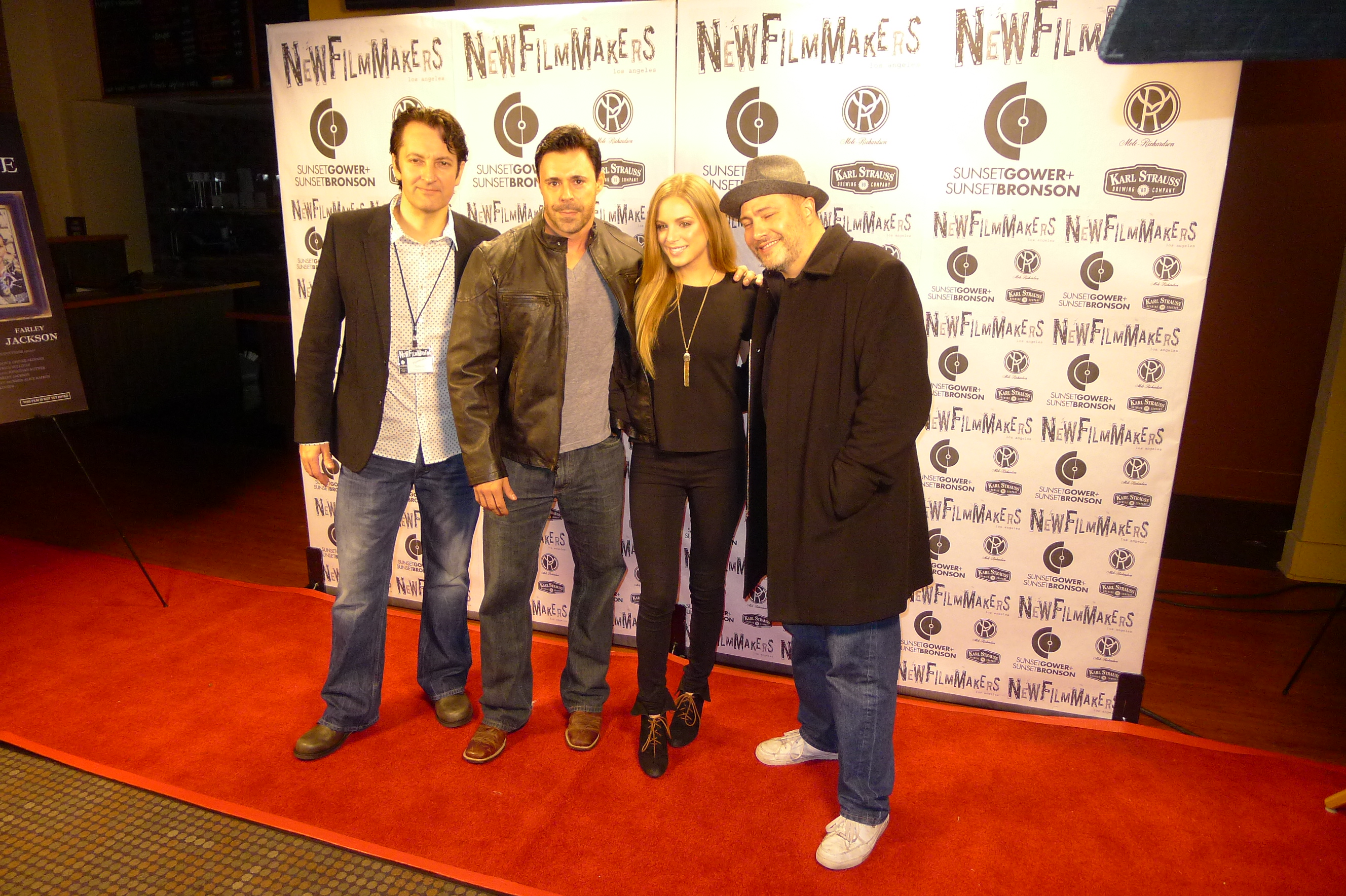 Chris Gowen at New Film Makers LA Festival with the 