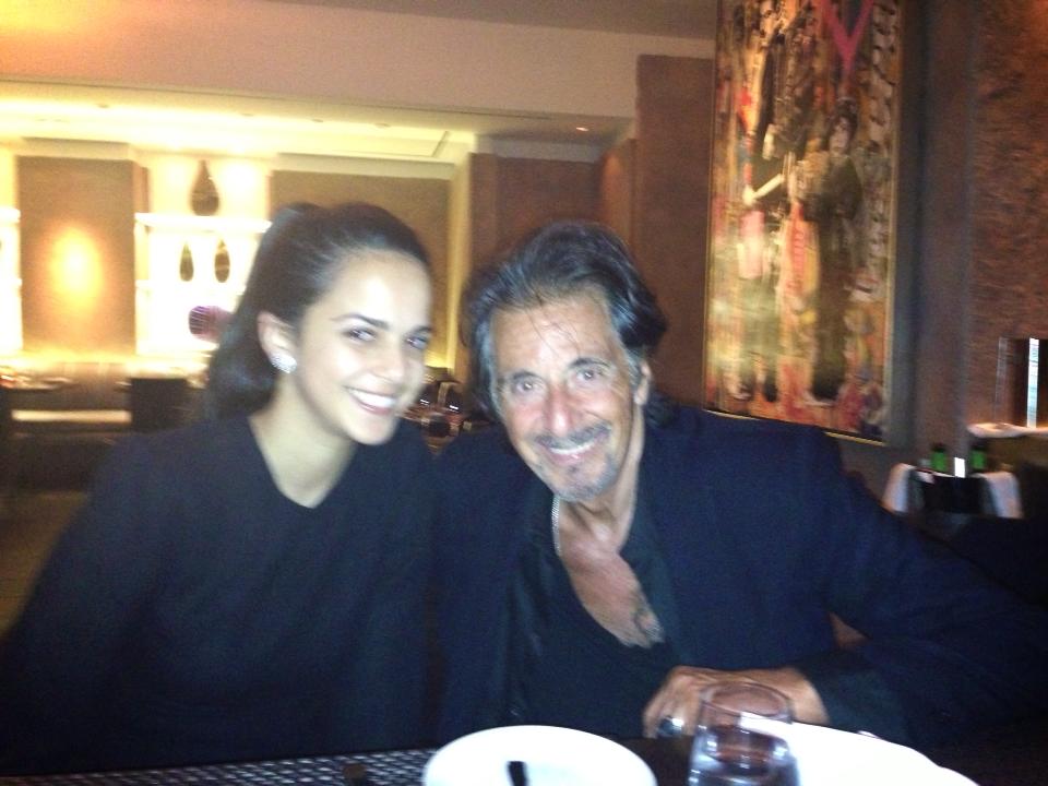 Still of Shani Atias and Al Pacino at the Toronto Film Festival