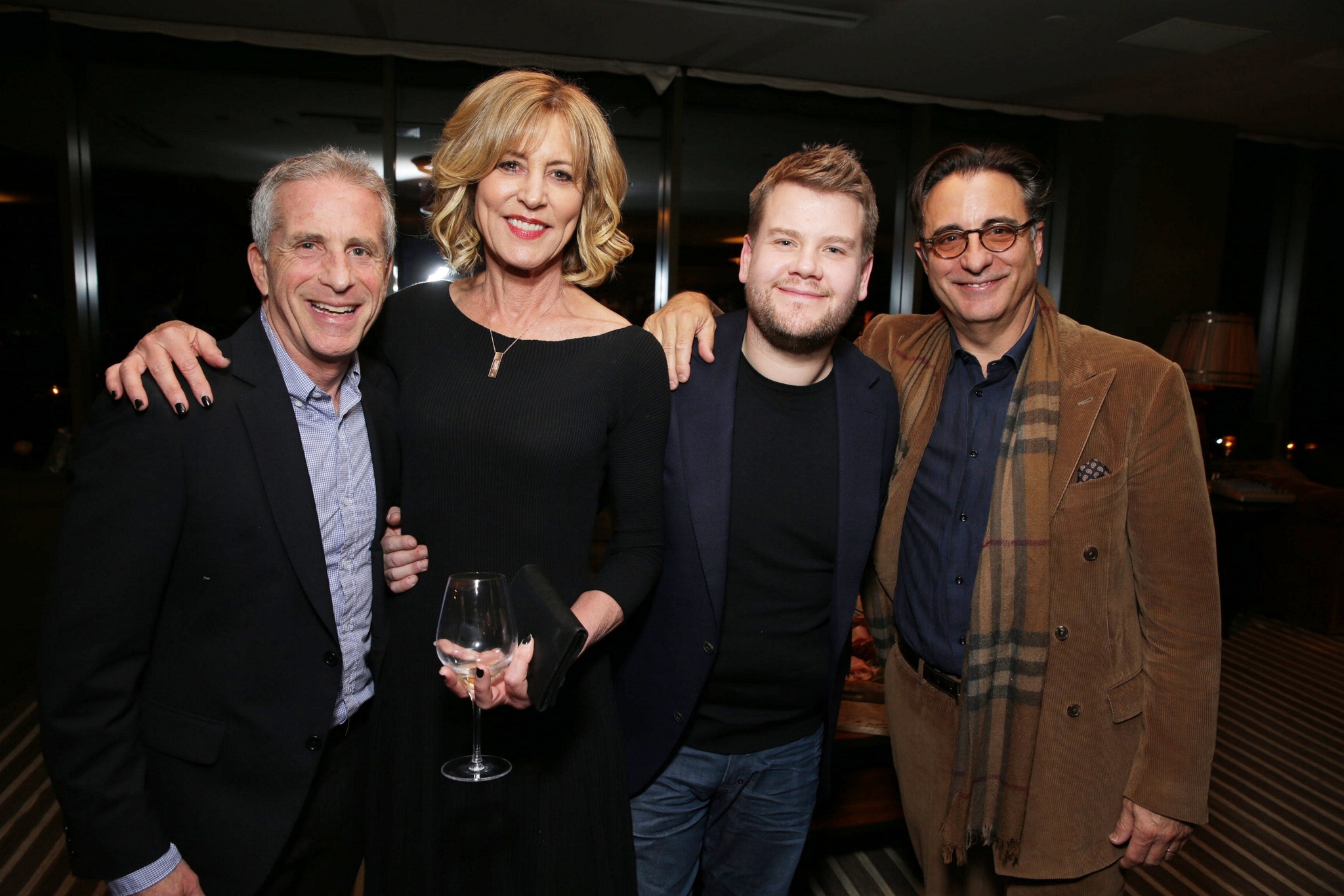 Andy Garcia, James Corden and Marc Platt at event of Into the Woods (2014)