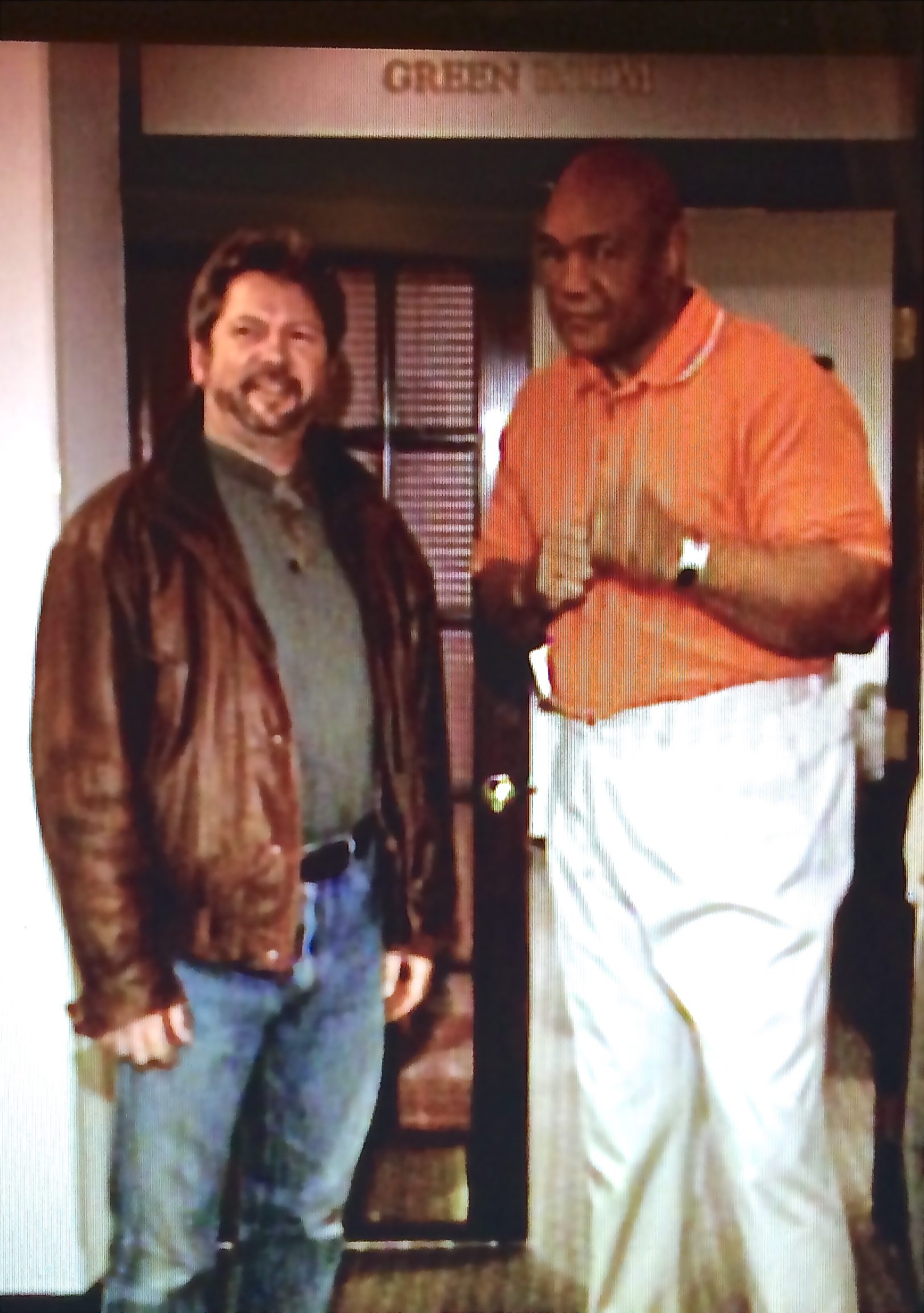 Douglas Wester, World Heavyweight Boxing Champ, George Foreman behind the scenes, Casual Male commercial