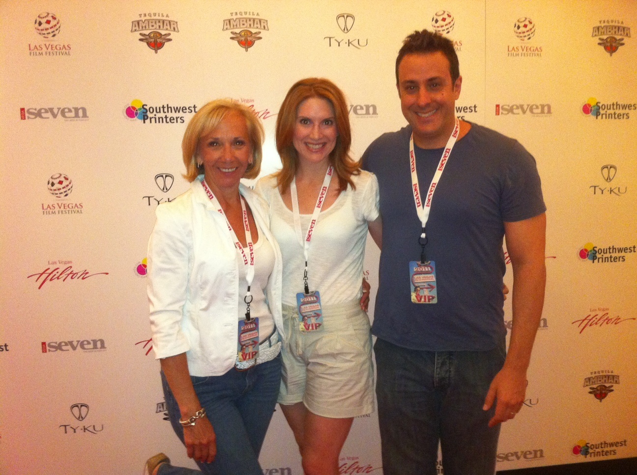 Pat Patterson, Summer Crockett Moore, Tony Glazer at Las Vegas Film Festival