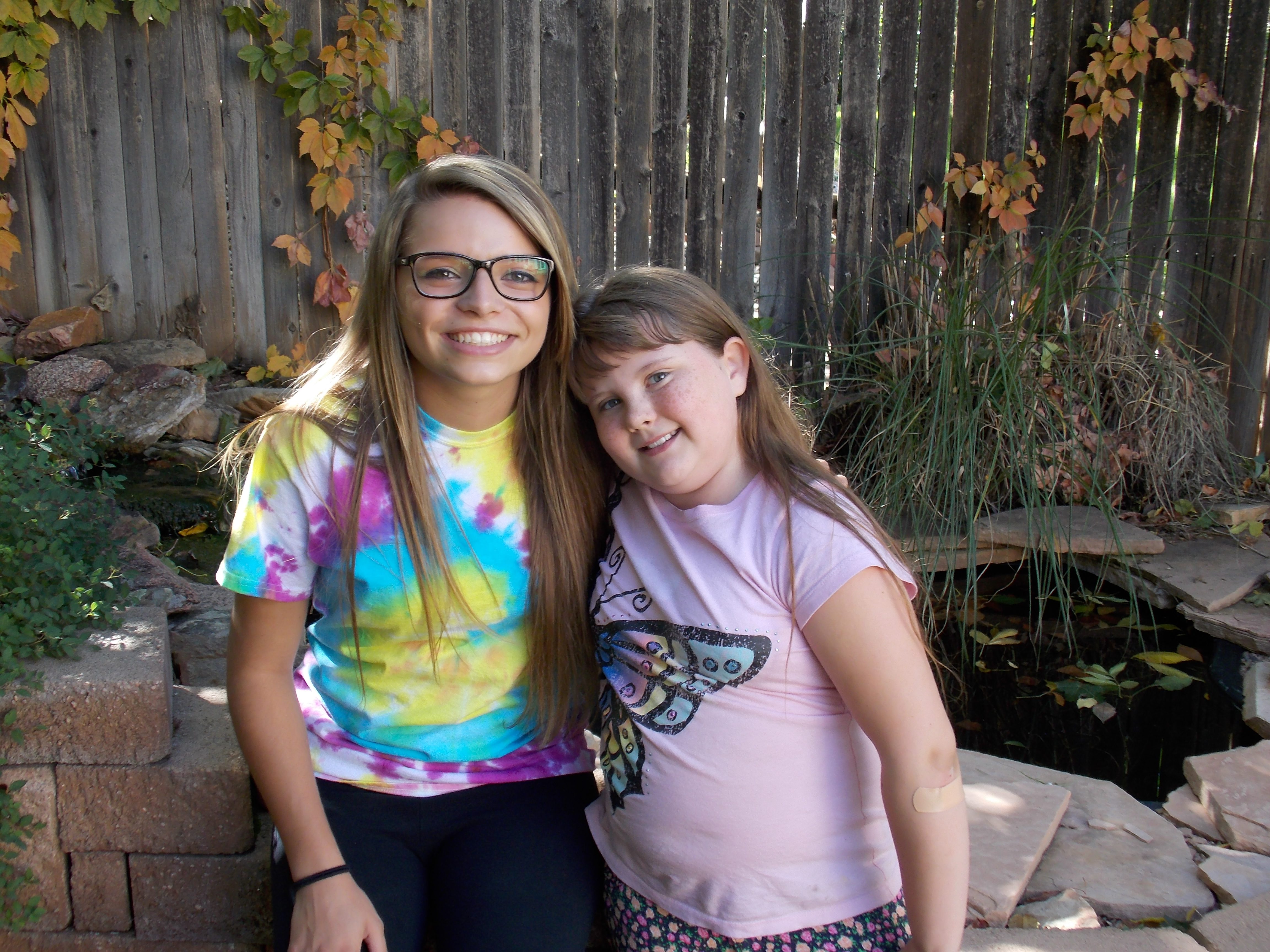 Morgan and her friend Hailee Tawzer 10/2014