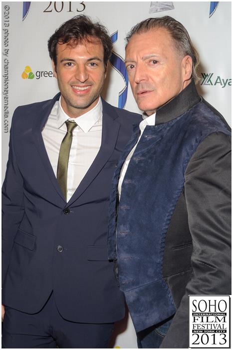 Kresh Novakovic and Armand Assante at the Soho International Film Festival for 