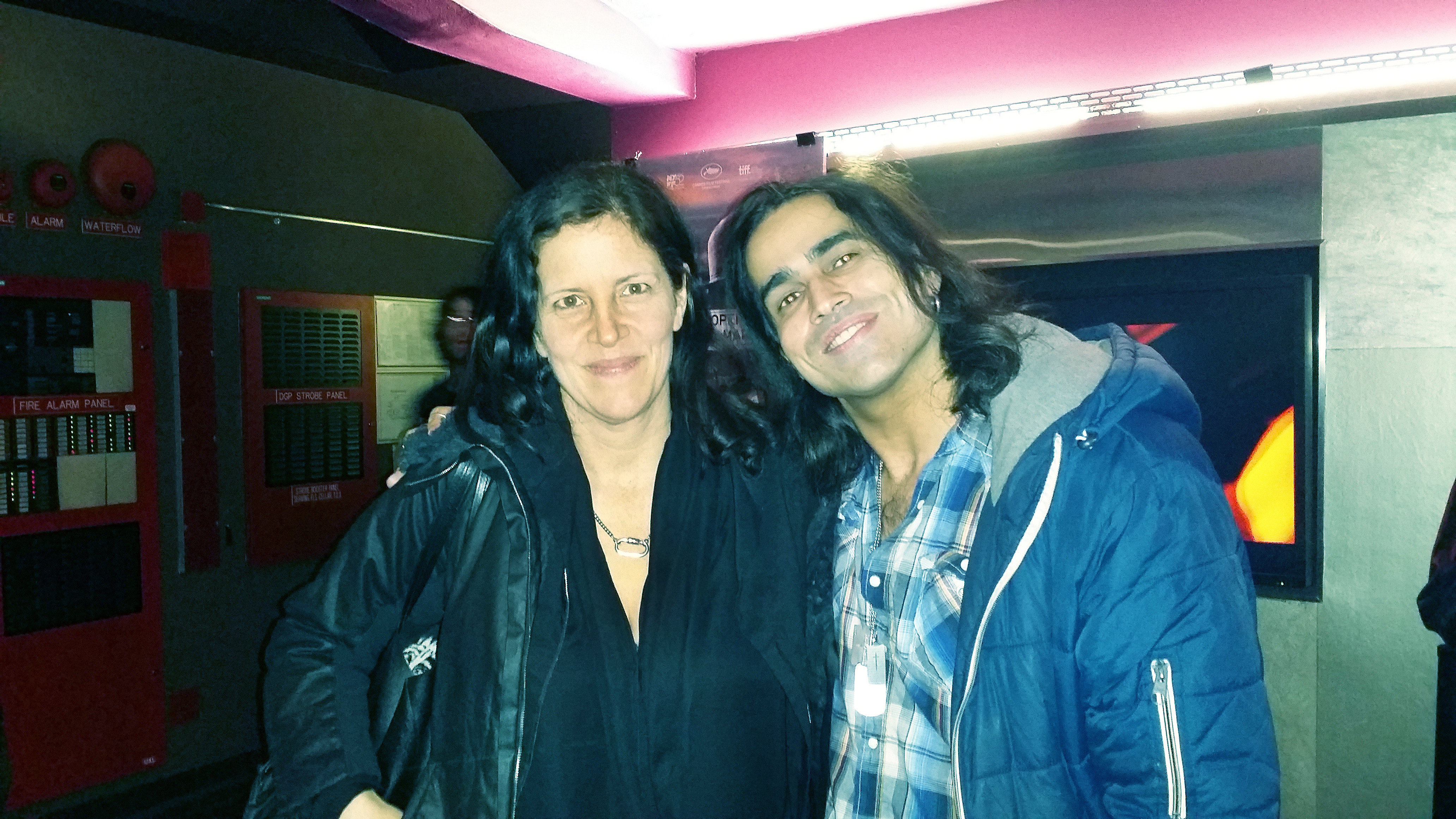 with director of CITIZENFOUR, Laura Piotras.