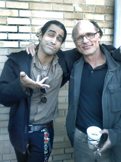 with actor Ed Harris