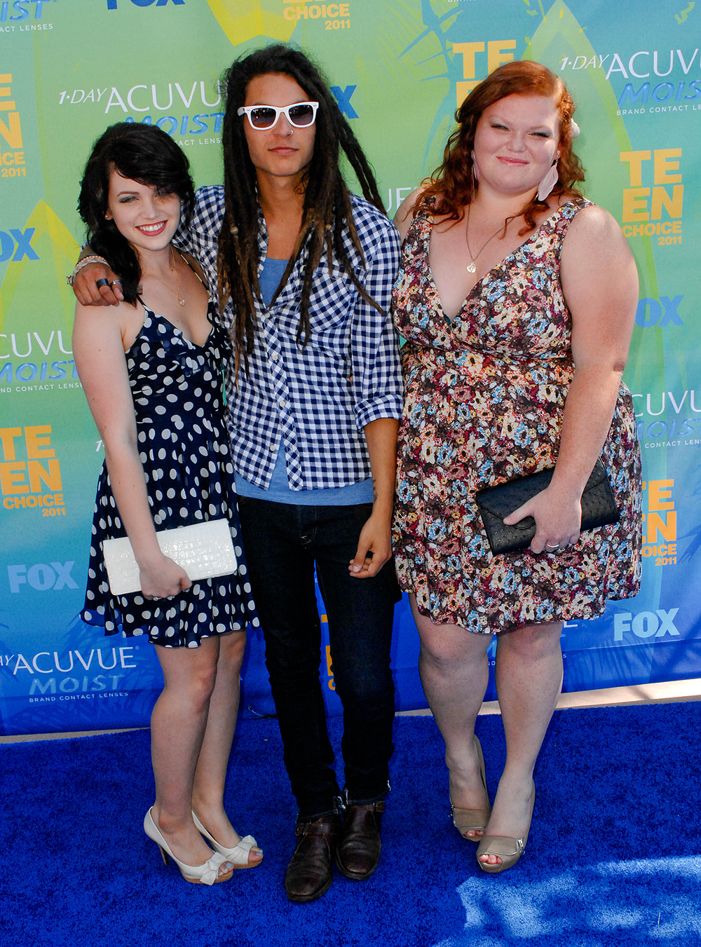 With Lindsay Pearce and Samuel Larsen and the Teen Choice Awards 2011