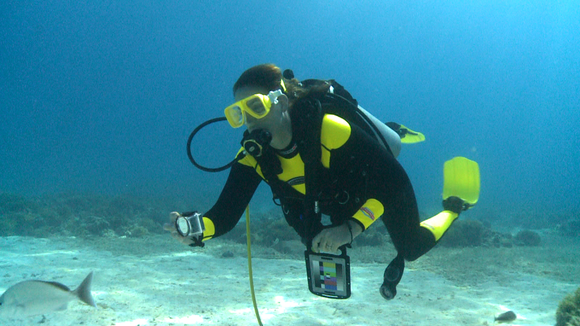 Shooting GoPro HERO2 Camera for Ocean Mysteries 