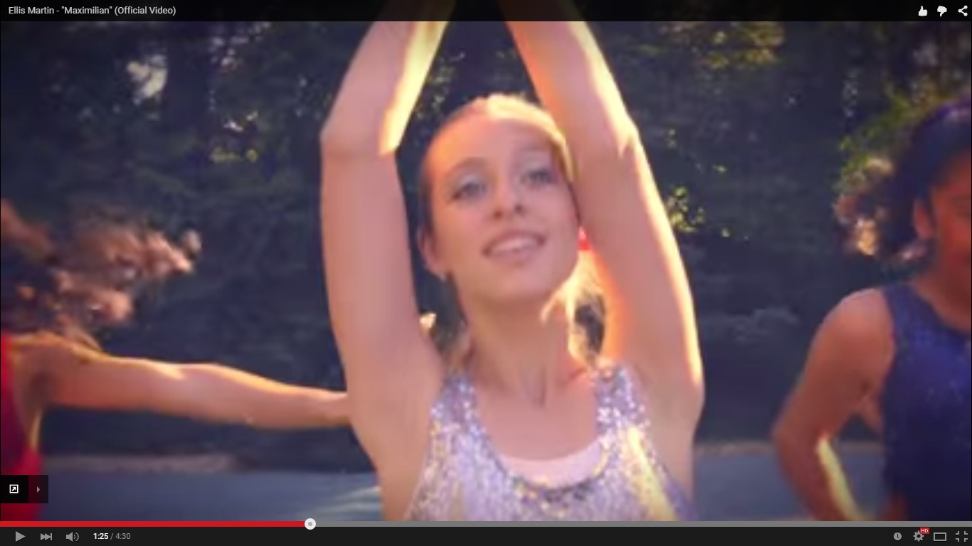 Dancing in Ellis Martin's Maximilian music video