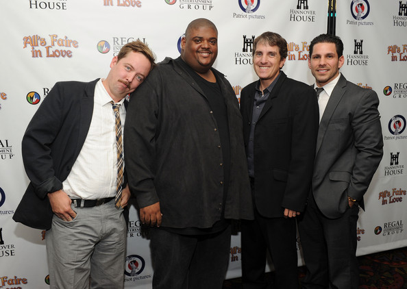 (L-R) Chris Wylde, Tony Stef'Ano, Scott Marshall, Mike Dusi All's Faire in Love NYC Premier