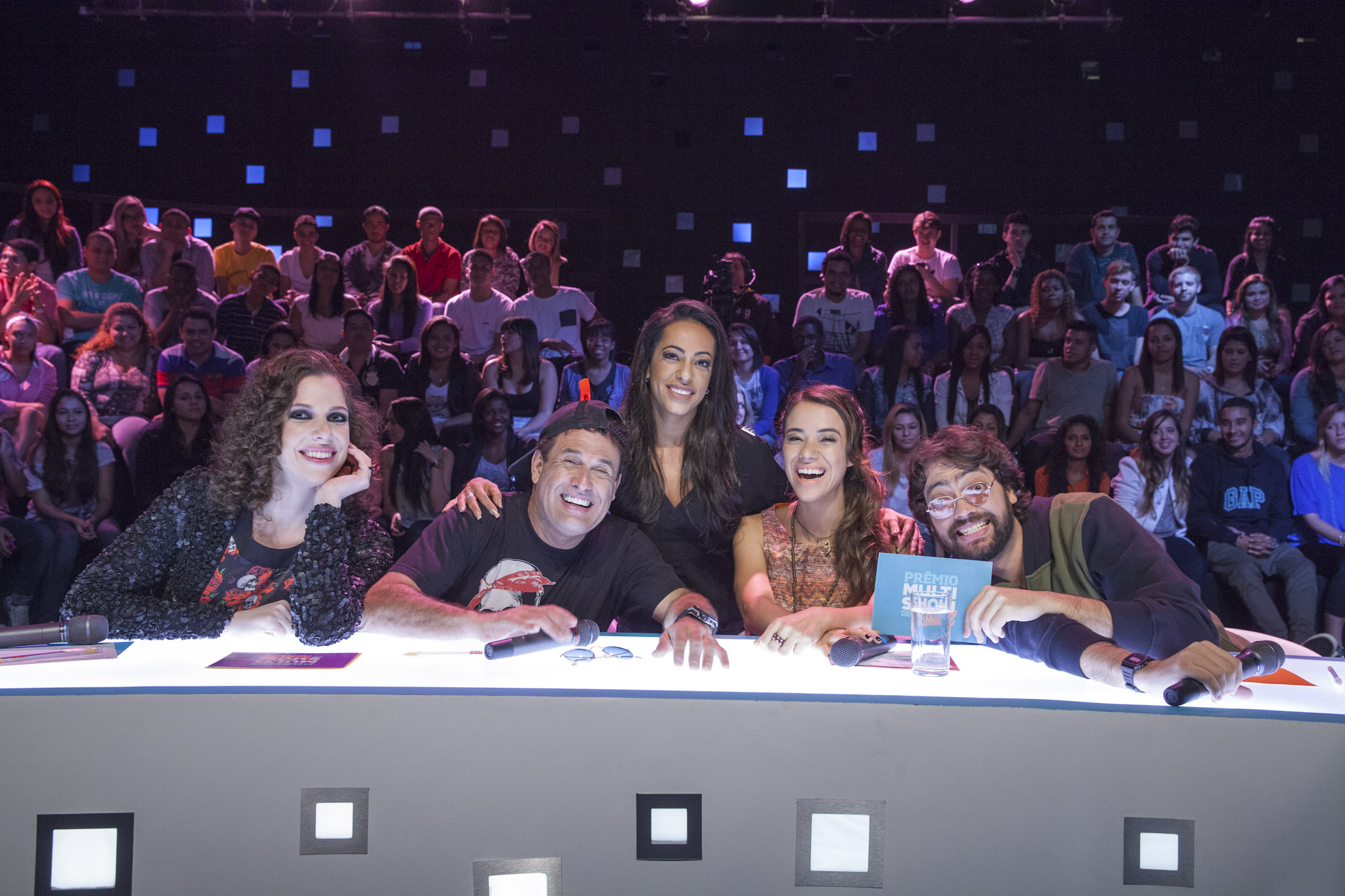 Natalia Klein, Sergio Mallandro, Samantha Schmutz, Mia Mello and Fernando Caruso in Premio Multishow de Humor (2013)