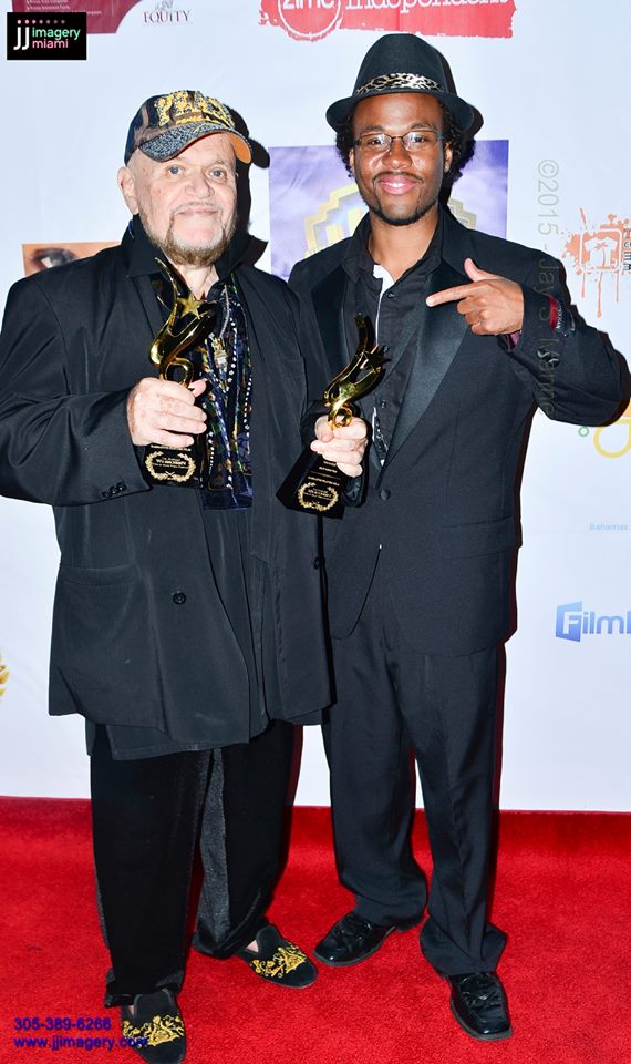 David Winters and Jarrod Knowles at WideScreen Festival Award Show [3-Mar-15] at AMC 24 Aventura