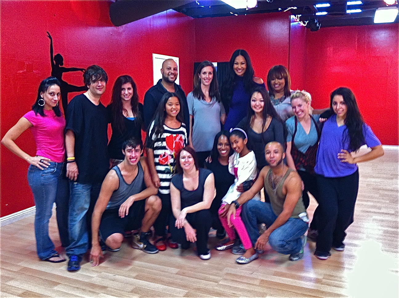 Still of Devi Ohira with Kimora Lee Simmons & Flash Mob America for Style Network