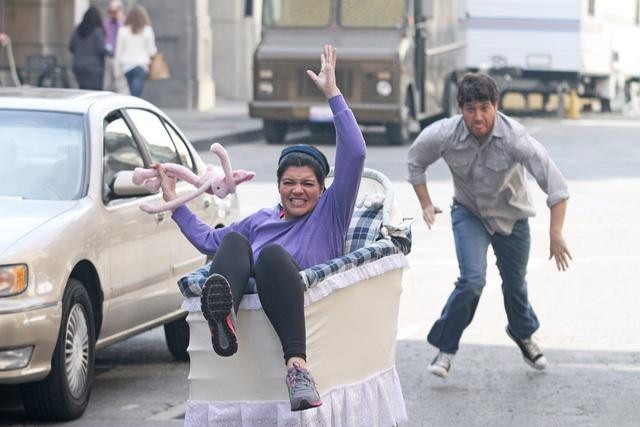 Still of Adam Pally and Casey Wilson in Happy Endings (2011)