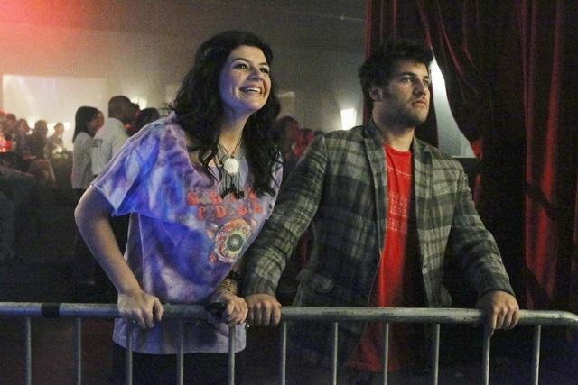 Still of Adam Pally and Casey Wilson in Happy Endings (2011)