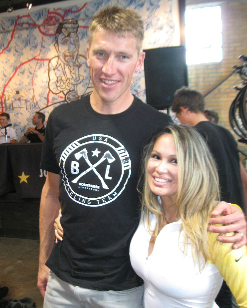 Lisa Christiansen with Axel Merckx