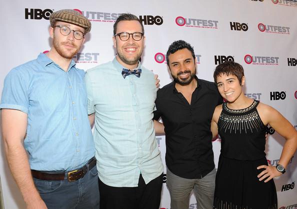 What It Was screens at Outfest LA 2014 - composer Sean Balas, cinematographer Ryan Balas, director Daniel Armando & actress Melissa Navia