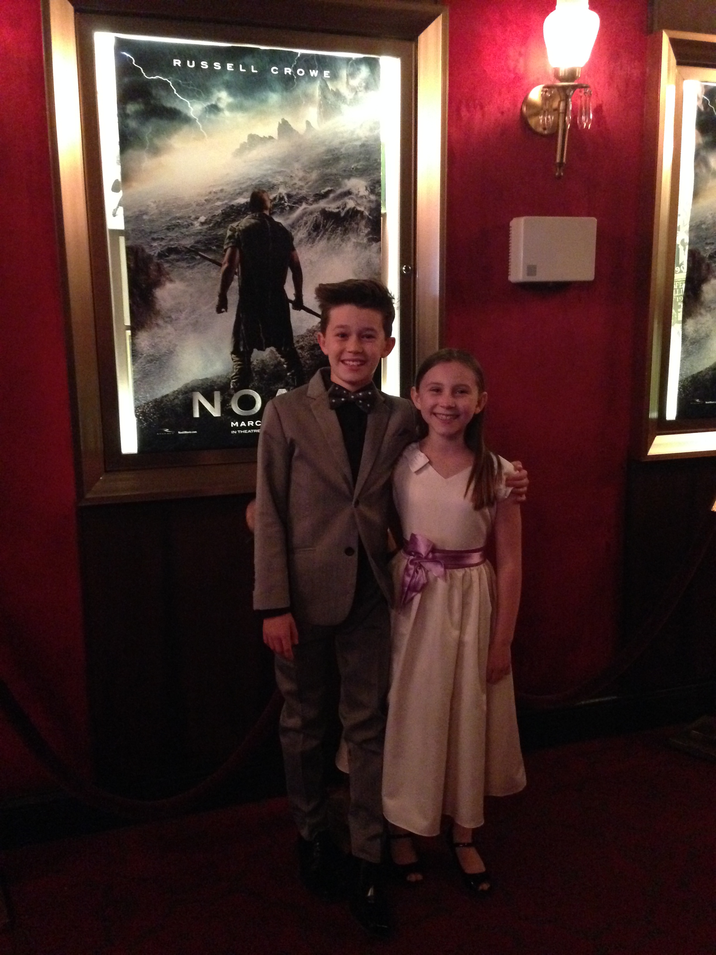 Me and my sister Elise at the Premiere of Noah in NYC
