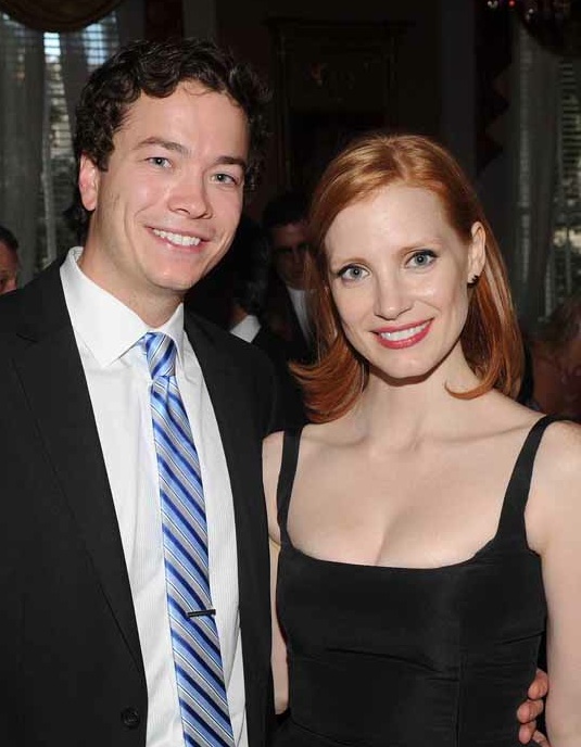 Jordan Sudduth and Jessica Chastain at an event for The Help