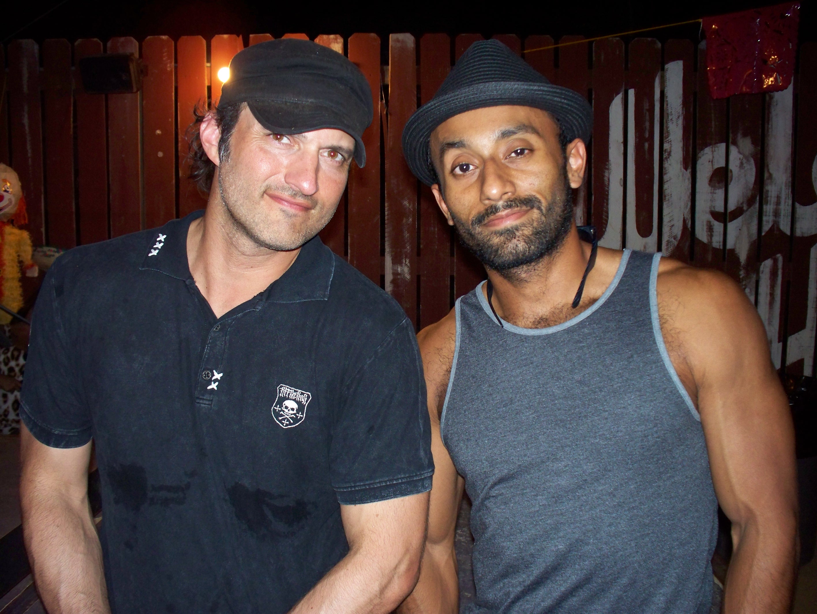 Director, screenwriter, producer, cinematographer, editor and musician Robert Rodriguez & actor Vincent Fuentes
