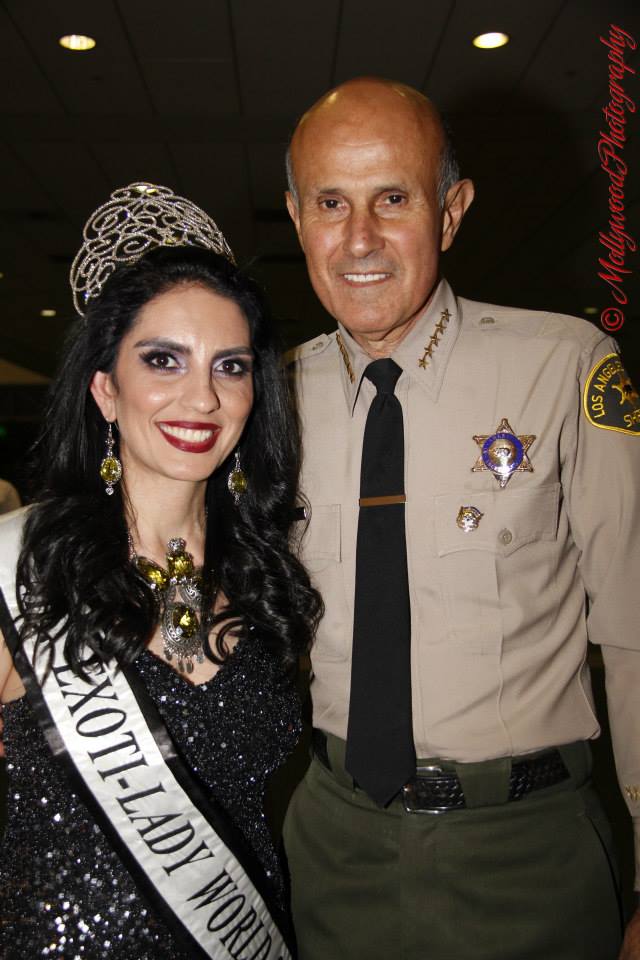 At the USBF conevention center with Sheriff Lee Becca