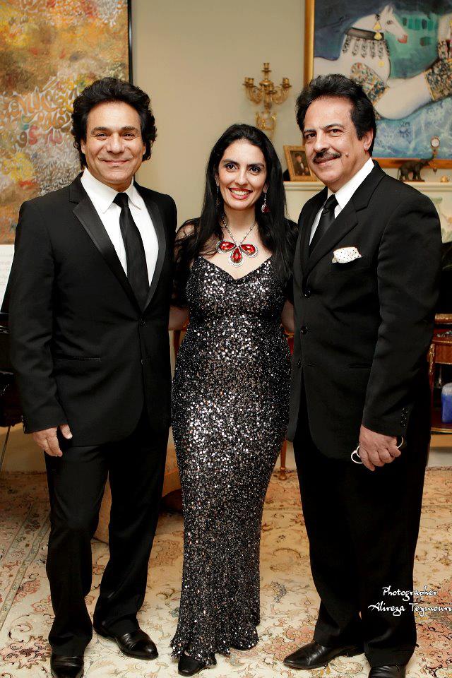 Charity Even At Mary Apick's House with Singer Andy Madadian and Morteza barjesteha