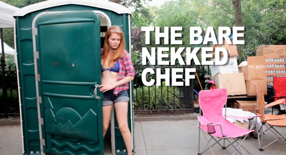 On set with Daily Fiber Film's Bare Nekked Chef