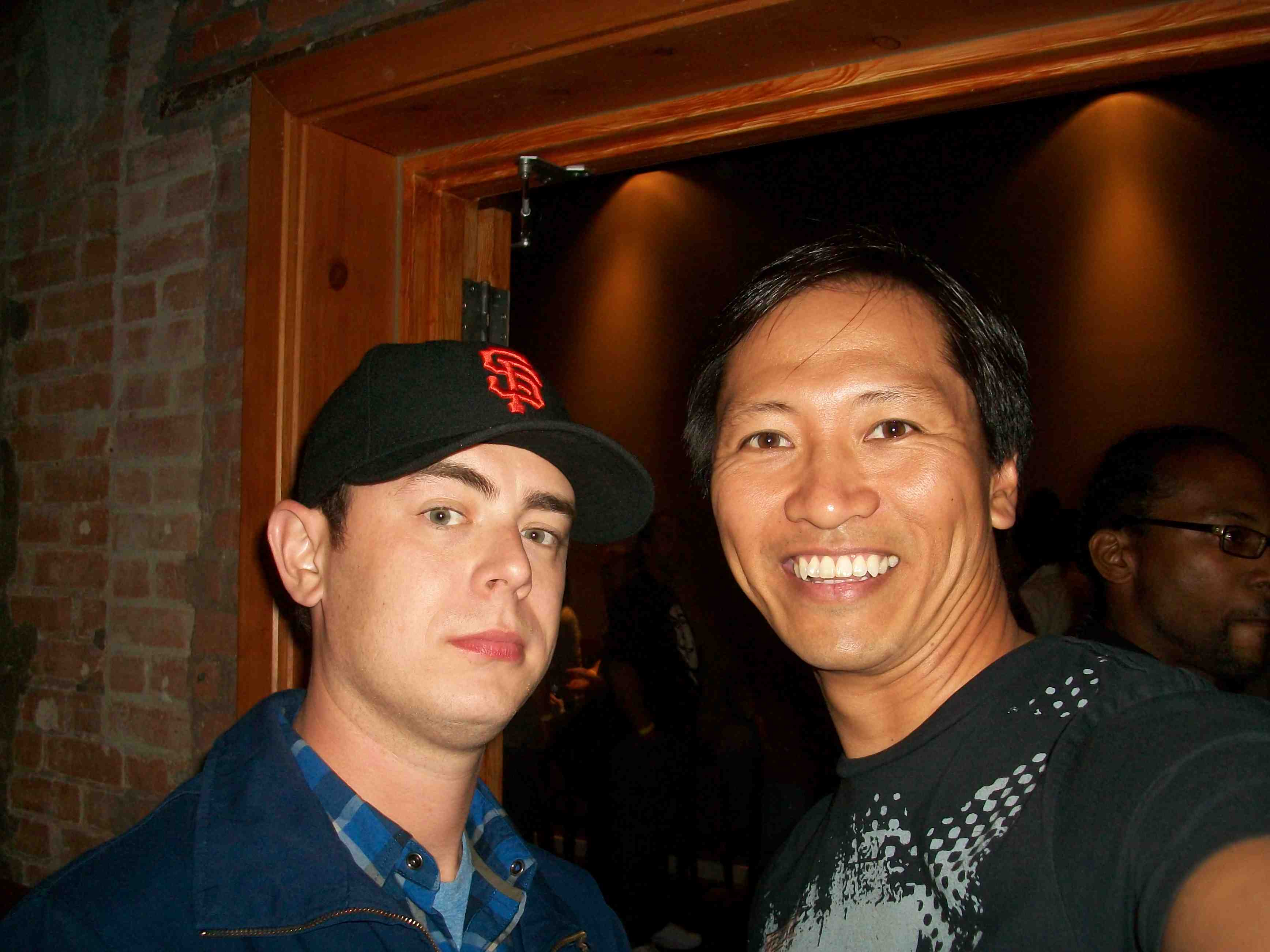 With Colin Hanks of The Good Guys