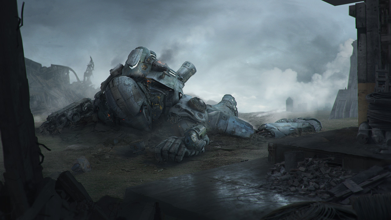 Personal work, somewhat inspired by 'Pacific Rim' :)