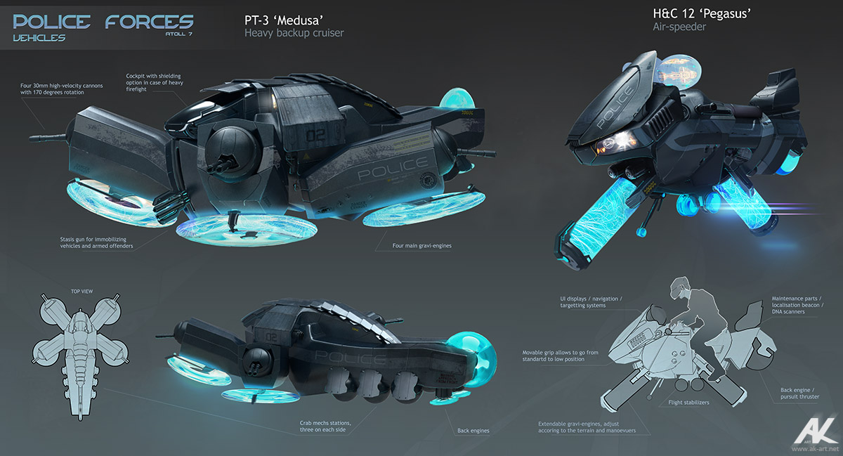 Concept for a personal project. Example of vehicle design.