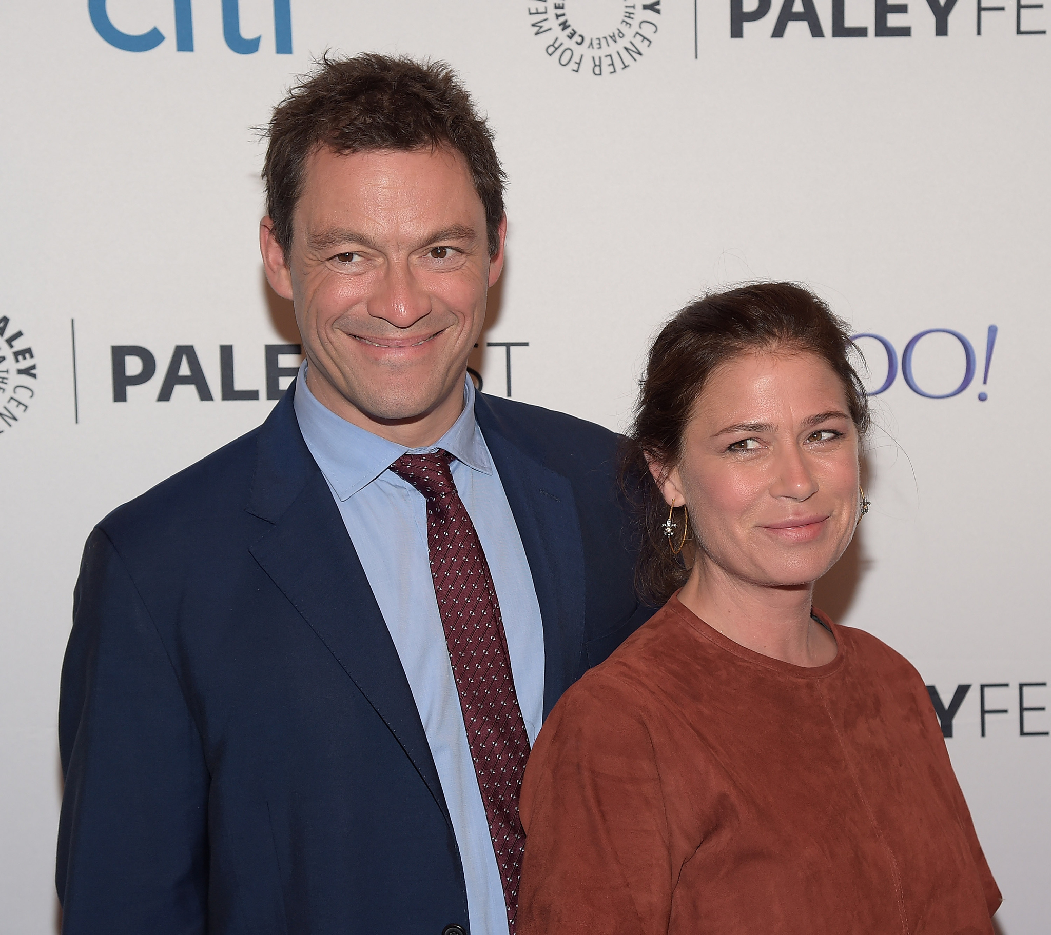 Maura Tierney and Dominic West at event of The Affair (2014)
