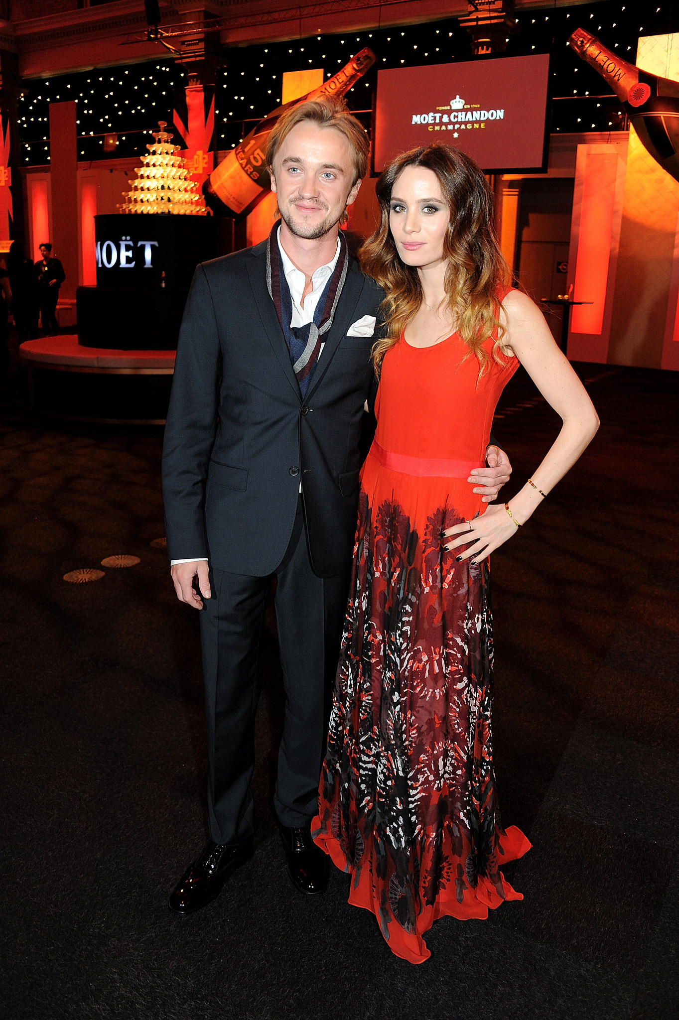 Tom Felton and Jade Gordon