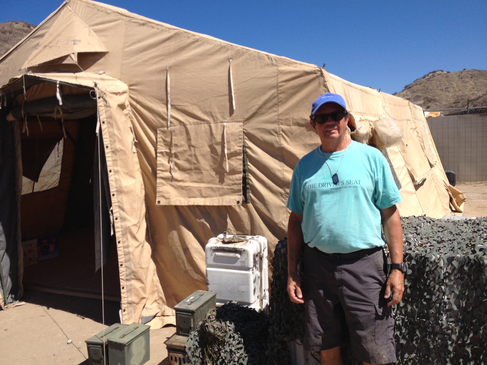 On the set of The Prey, Blue Cloud Ranch, Santa Clarita, CA