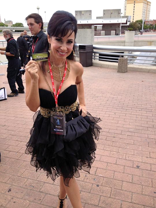 Red carpet host at the 2012 Tejano Music Awards