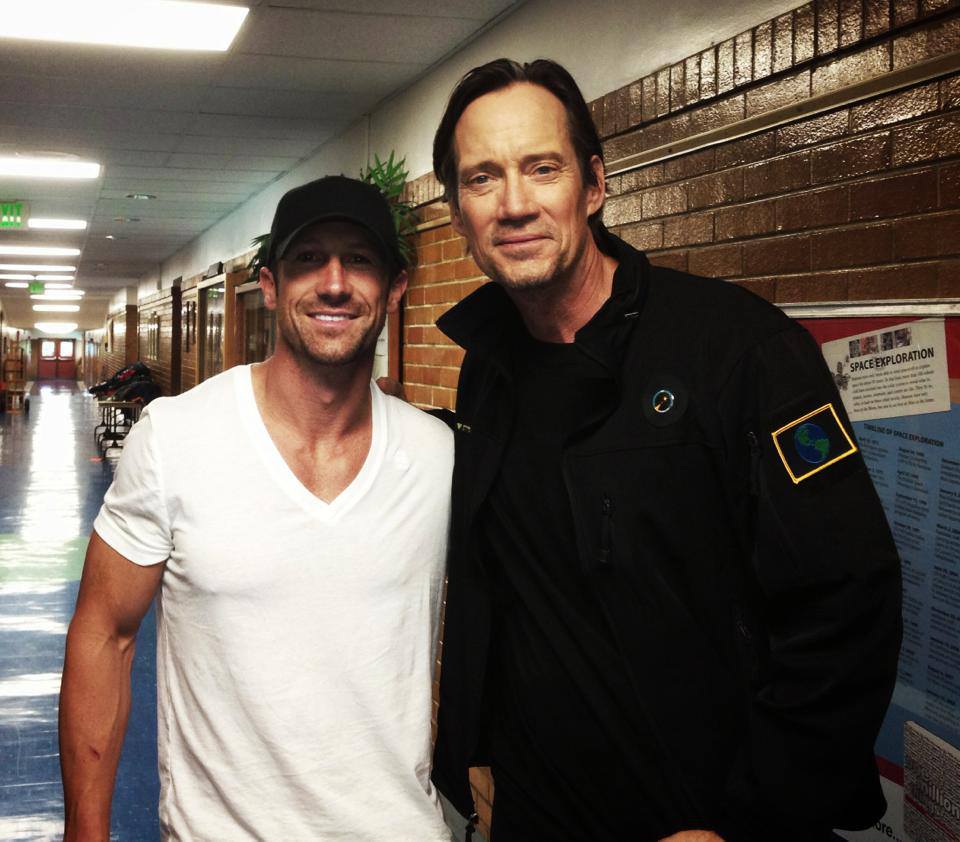 Matthew Reese and Kevin Sorbo... One Shot shoot on set... Great meeting him