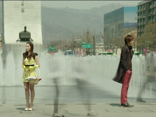 Still of Min-ho Lee and Min-Young Park in Siti hyunteo (2011)