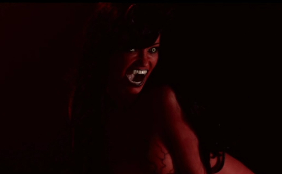 Red devil girl, Mindy Robinson in Full Moon's 