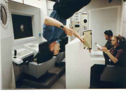Alan Francis doing a anti-gravity back flip on 