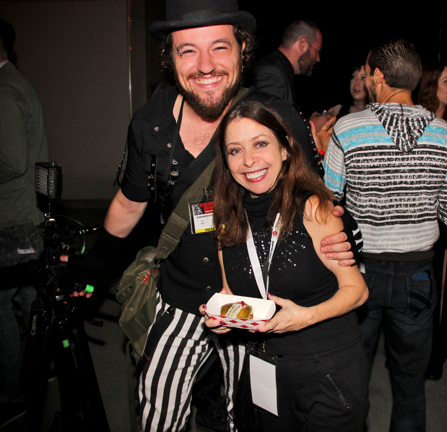 Screamfest 2014 Opening Night Party, with Festival founder Rachel Belofsky