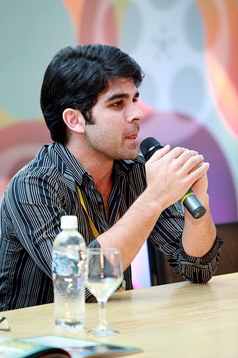 Abel Roland on press conference of the Festival de Cinema de Paulínia (Brazil/2011)