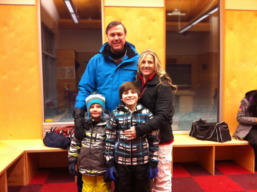 SKI FAMILY from the 'We All Play For Canada