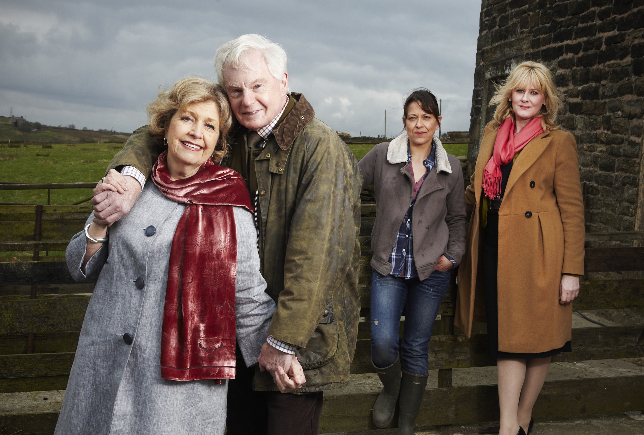 Still of Derek Jacobi, Sarah Lancashire, Anne Reid and Nicola Walker in Last Tango in Halifax (2012)