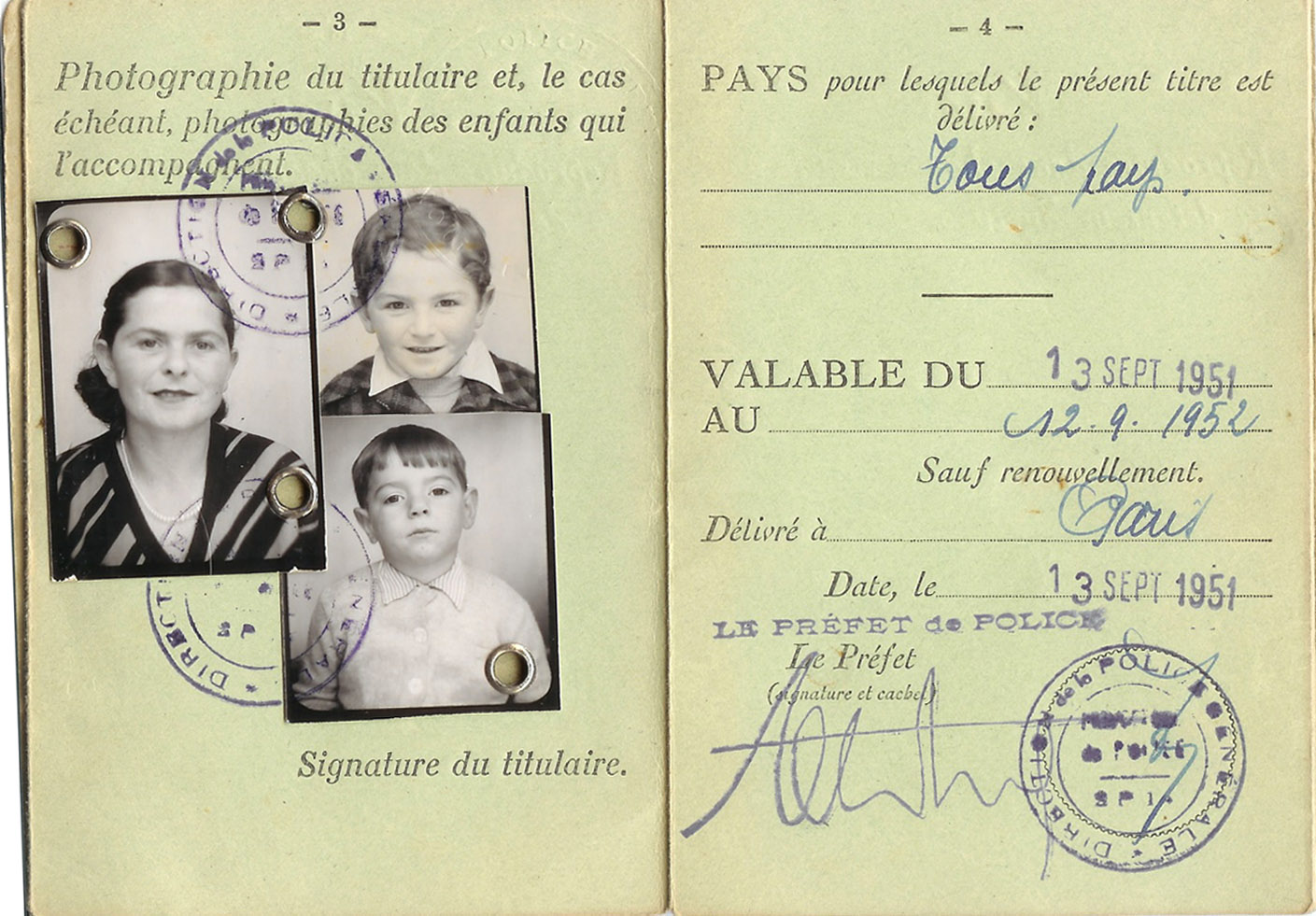 ON THE WAY TO AMERICA FROM PARIS FRANCE 1951. MY FAMILY EMMIGRATES TO AMERICA. IN ORDER TO UNDERSTAND FREEDOM AND DEMOCRACY SOMETIMES ONE MUST HAVE LOST BOTH.