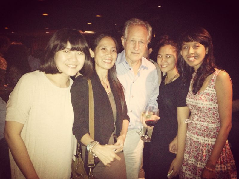 With Mr. Michael Mann and the production crew. After party for movie 