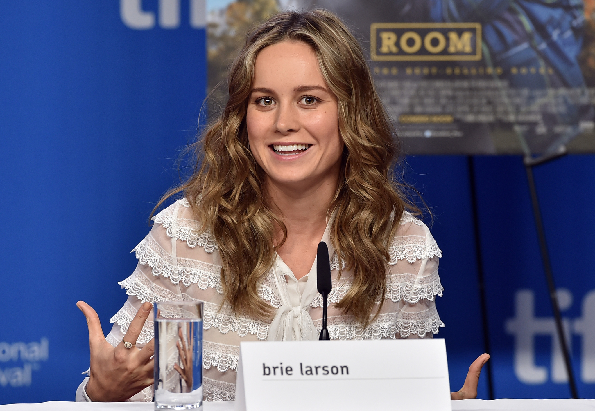 Brie Larson at event of Room (2015)
