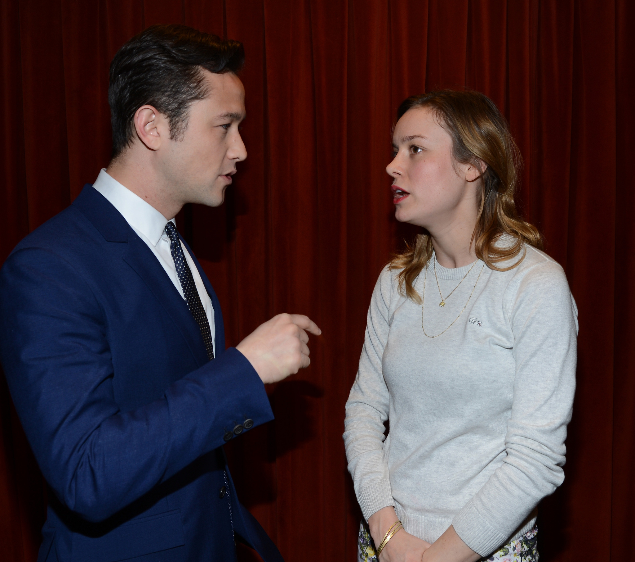 Joseph Gordon-Levitt and Brie Larson at event of Don Zuanas (2013)