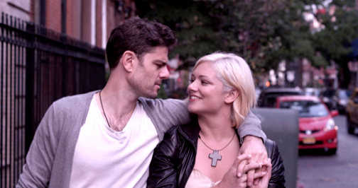 Still of Richard Short and Apolla Echino in A New York Love Story (2015)