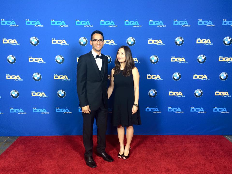 Bennett Hardeman and Asami Hatsugai attend the DGA Awards on February 7, 2015
