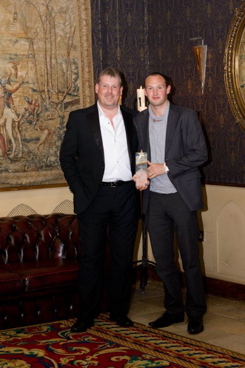 Dave Byrne and Chris Aylmer at Underground Cinema Awards 2011