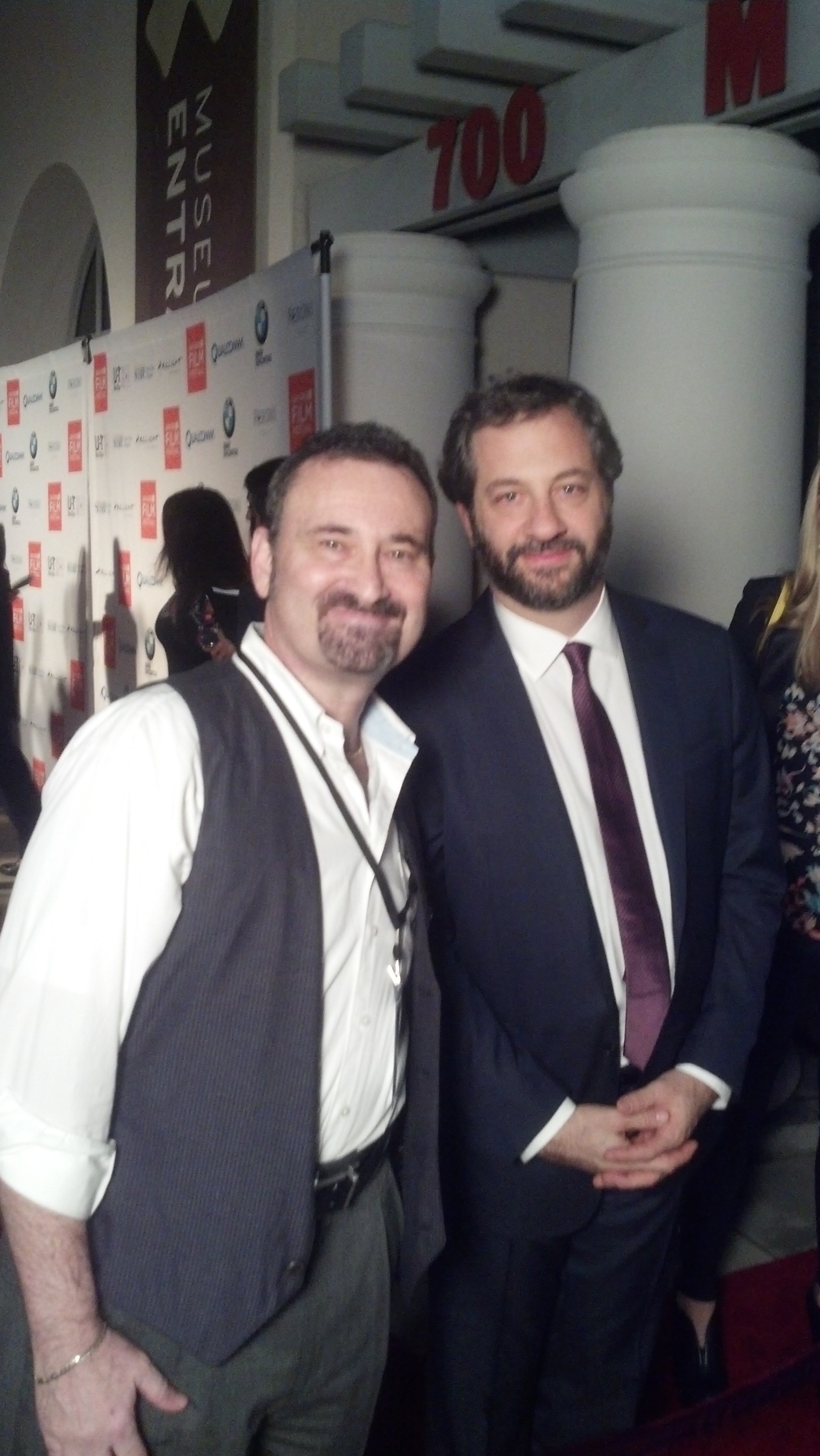 Judd Apatow and Mark Benjamin at the Judd Apatow Tribute at The San Diego Film Festival