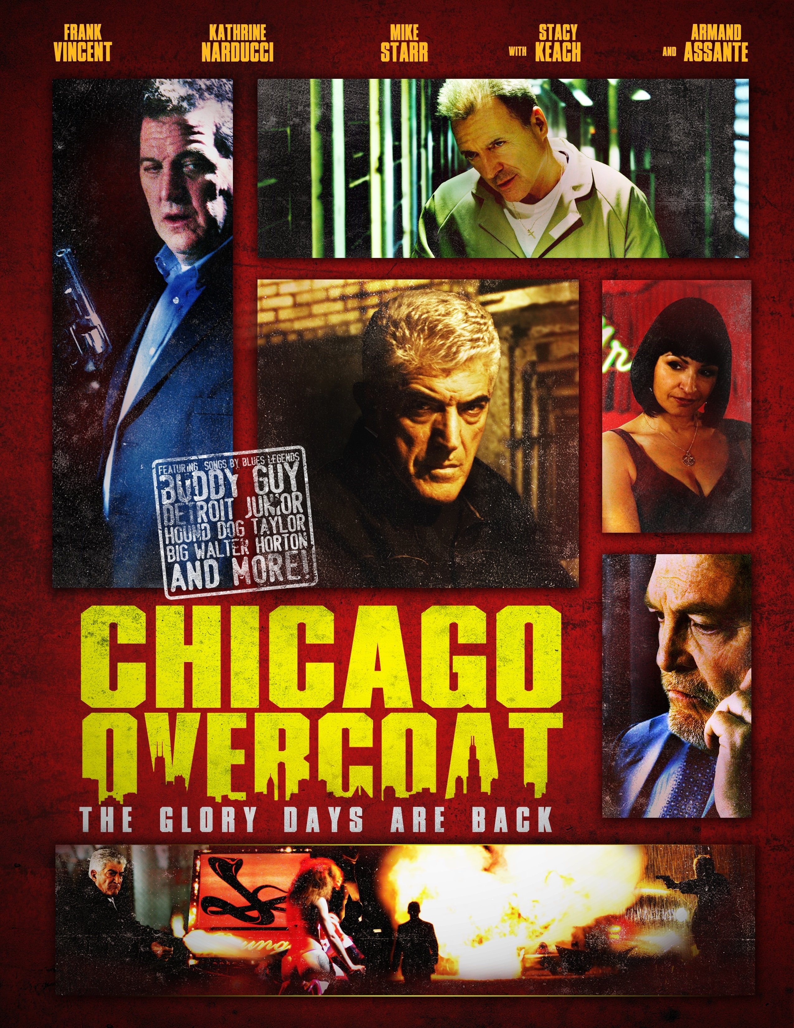 Chicago Overcoat Red Poster